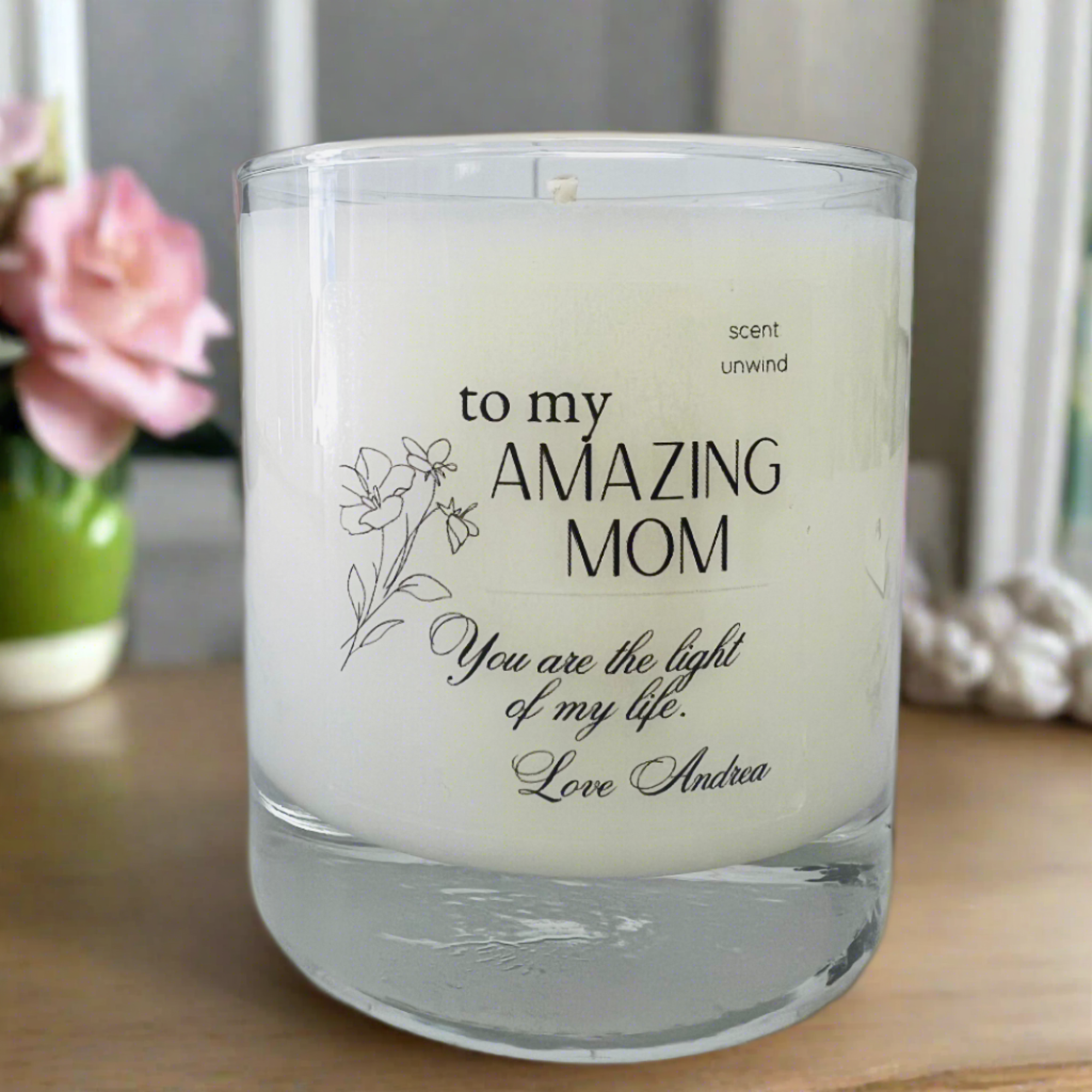 Sealed with a Scent- Personalized Soy Candle
