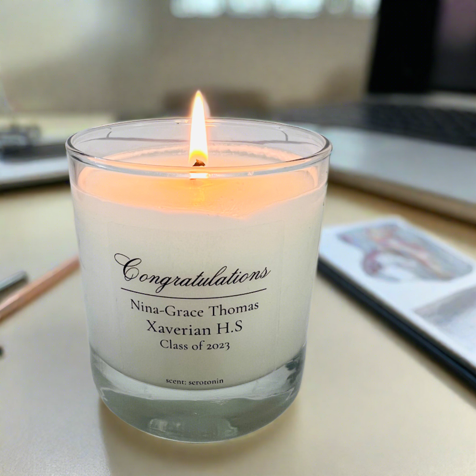Graduation Candle- Personalized